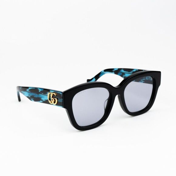 NEW Gucci GG1550SK 003 Black Violet Women Square Sunglasses GG 1550SK - Picture 5 of 10